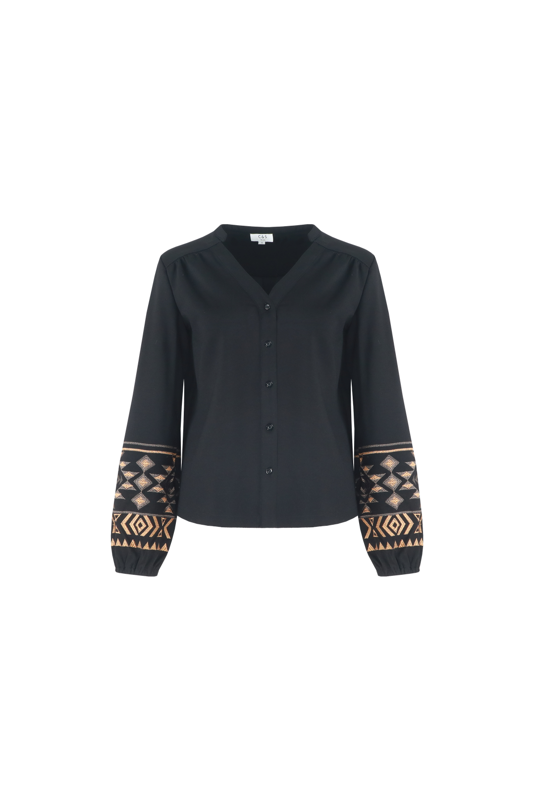 Sale C&S Lidewij blouse w5 - Black, L