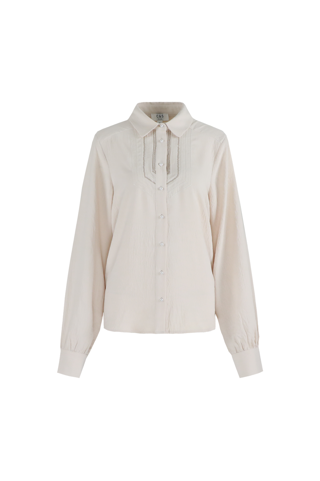 C&S Linda blouse w5 - Sand, M