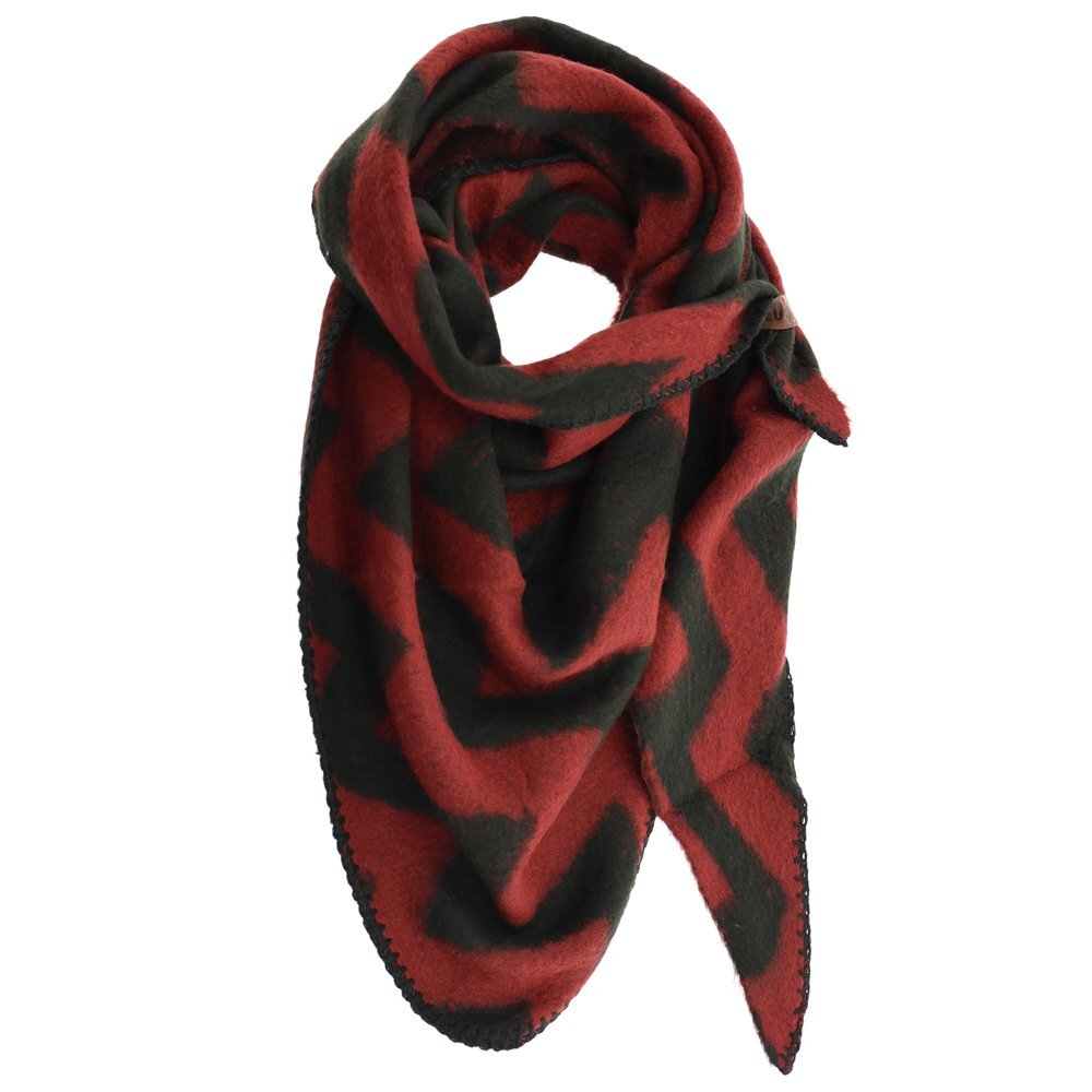 Lot83 Sjaal Nina Zigzag-Bordeaux