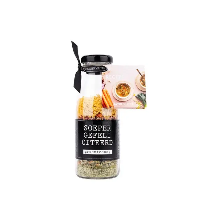Soeper gefeliciteerd! – Fles soepmix Groente