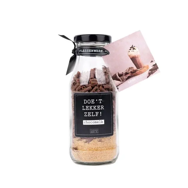 Doe 't lekker zelf - chocolademelk in flesje