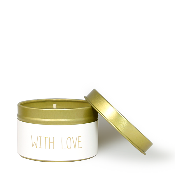 SOJAKAARS XS - WITH LOVE - GEUR: FRESH COTTON