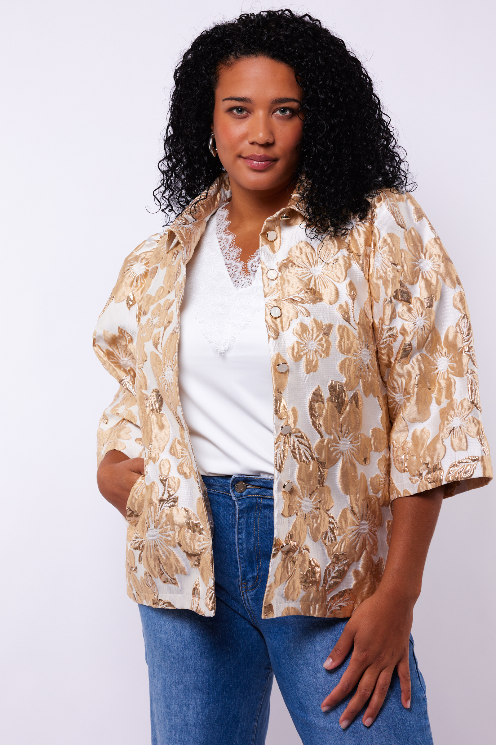 Exxcellent Kiranne jacket v6 - Sand/Light Camel, 50