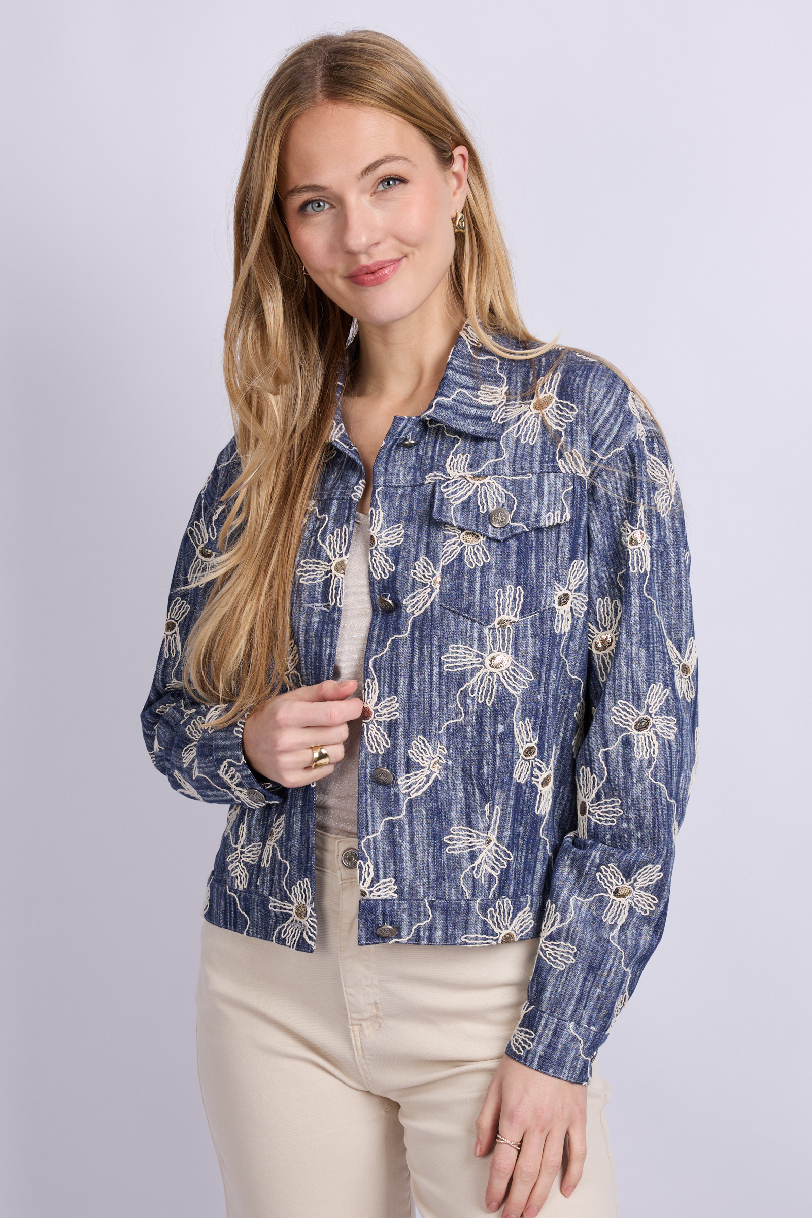 c&s Juul jacket v6 - Dark Jeans Blue, S