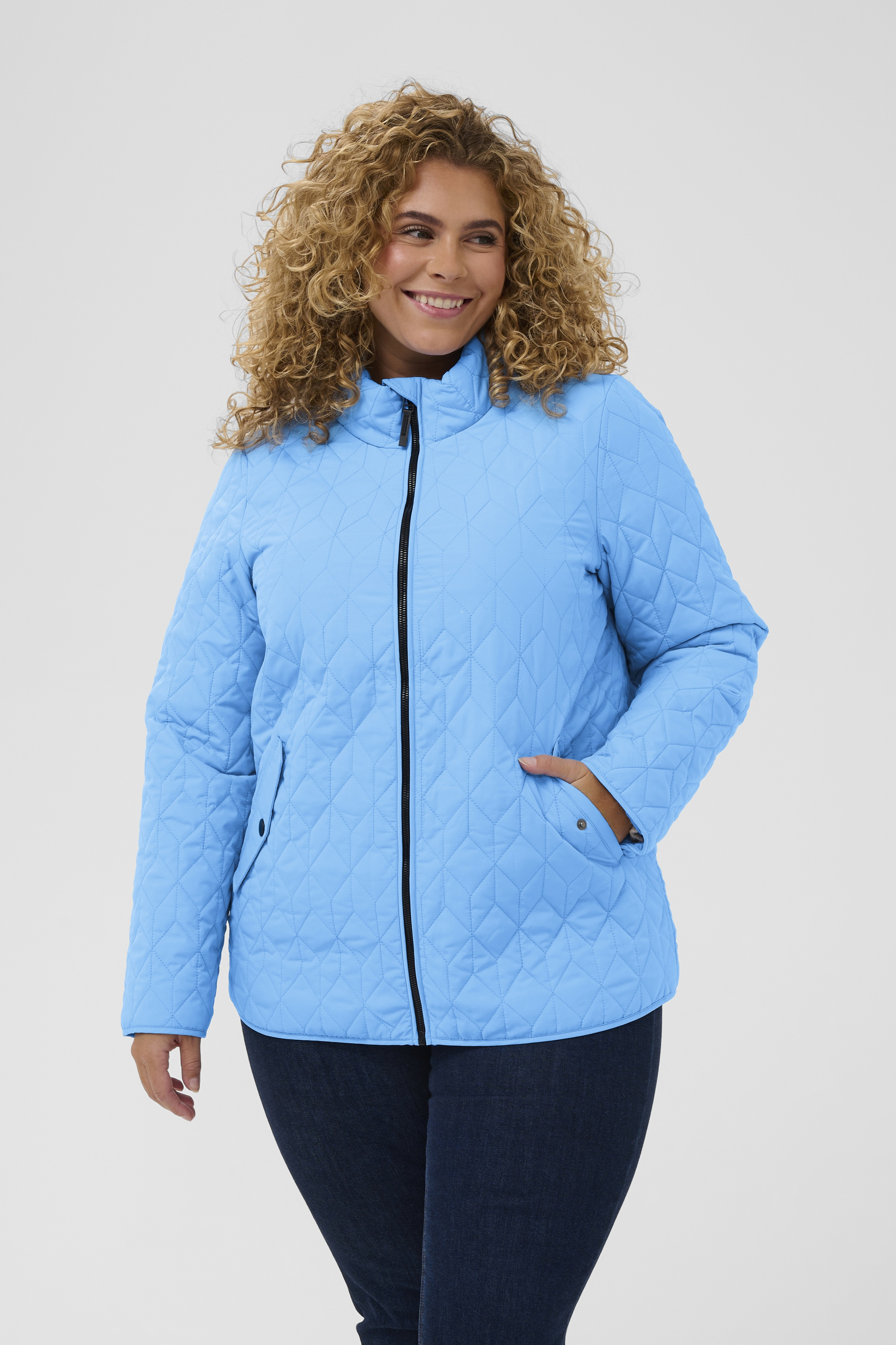 KCleina Quilt Jacket ps6 - Azure Blue, 48