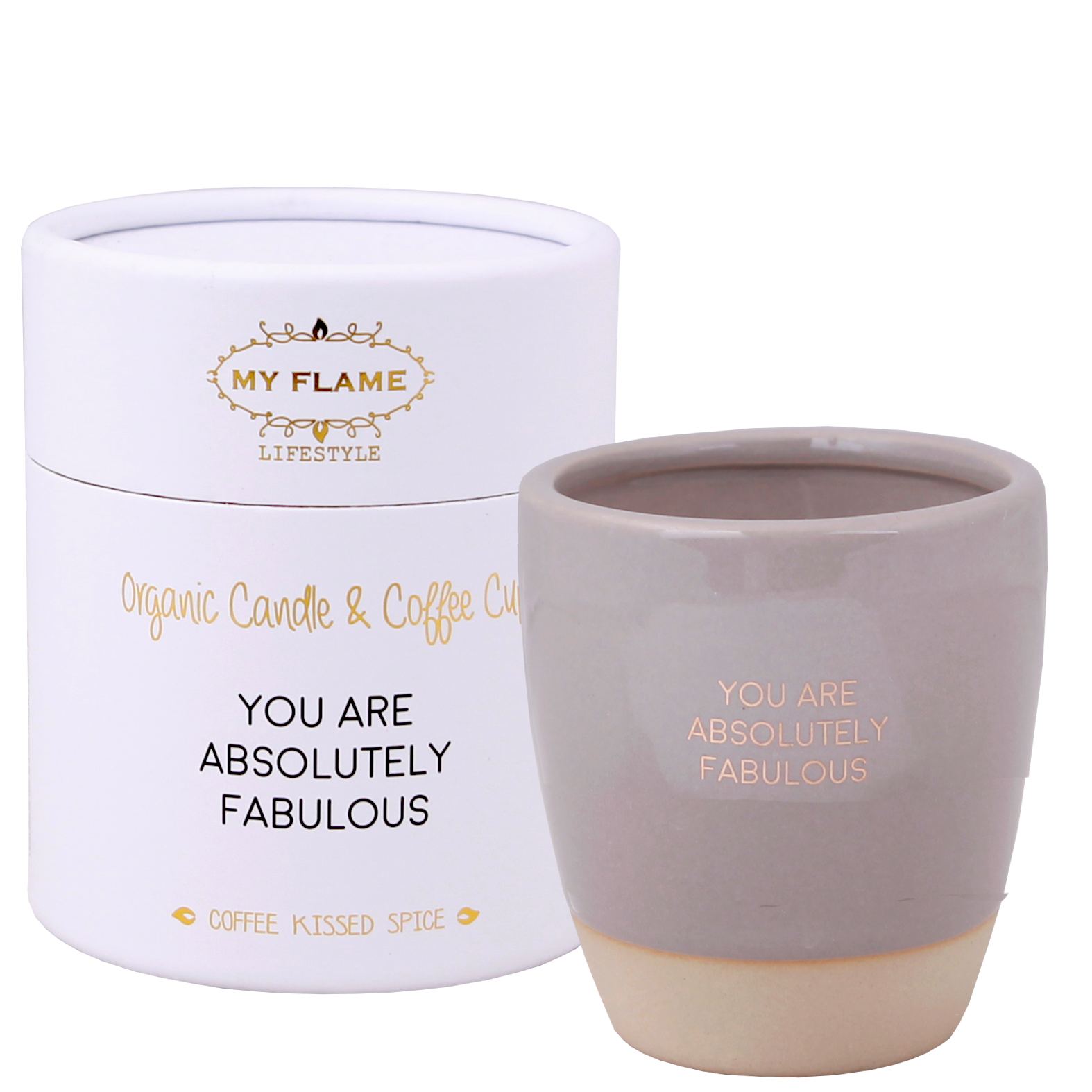 SOJAKAARS IN KOFFIEKOP - YOU ARE ABSOLUTELY FABULOUS - COFFEE KISSED SPICE