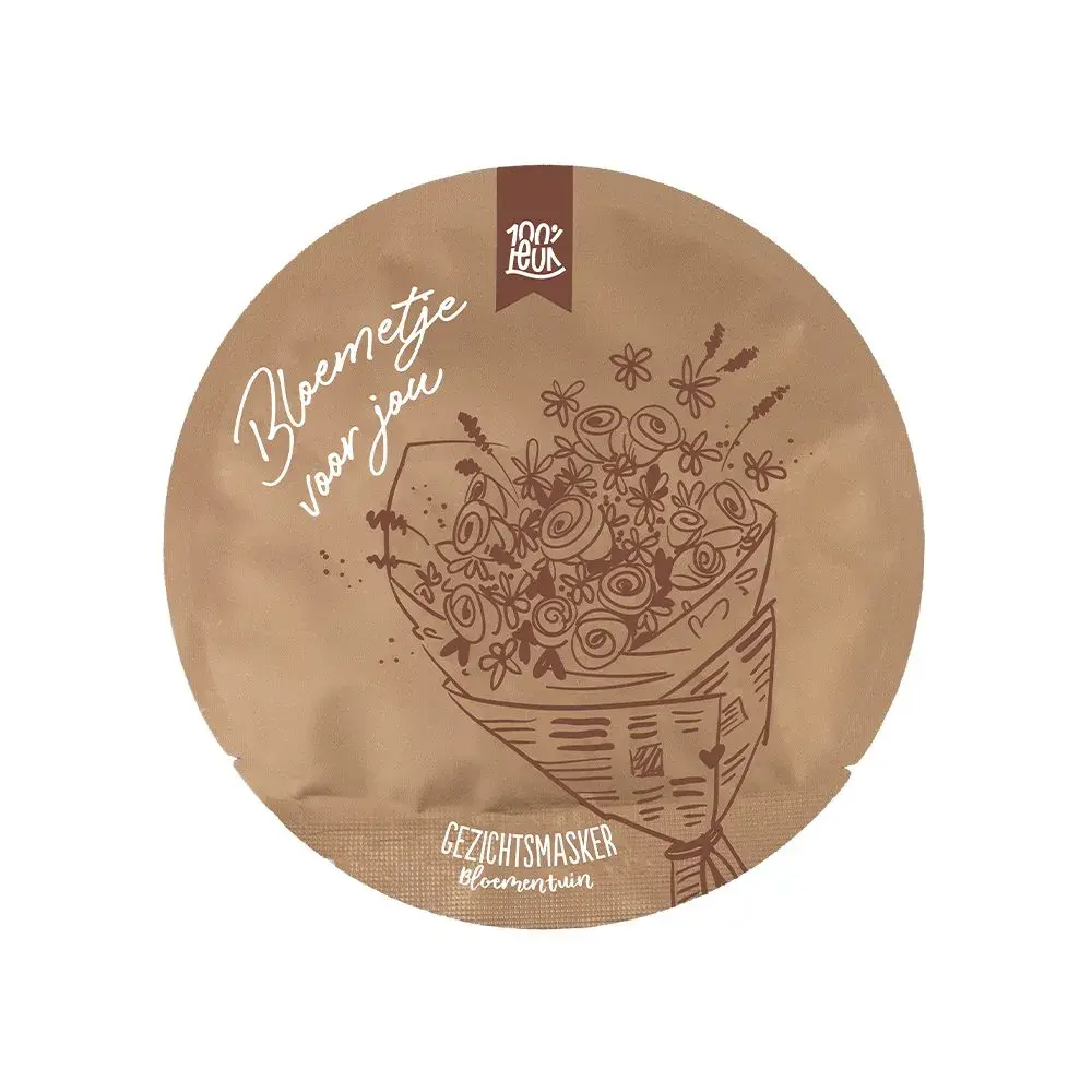 100%leuk Gezichtsmasker – Bloemetje voor jou