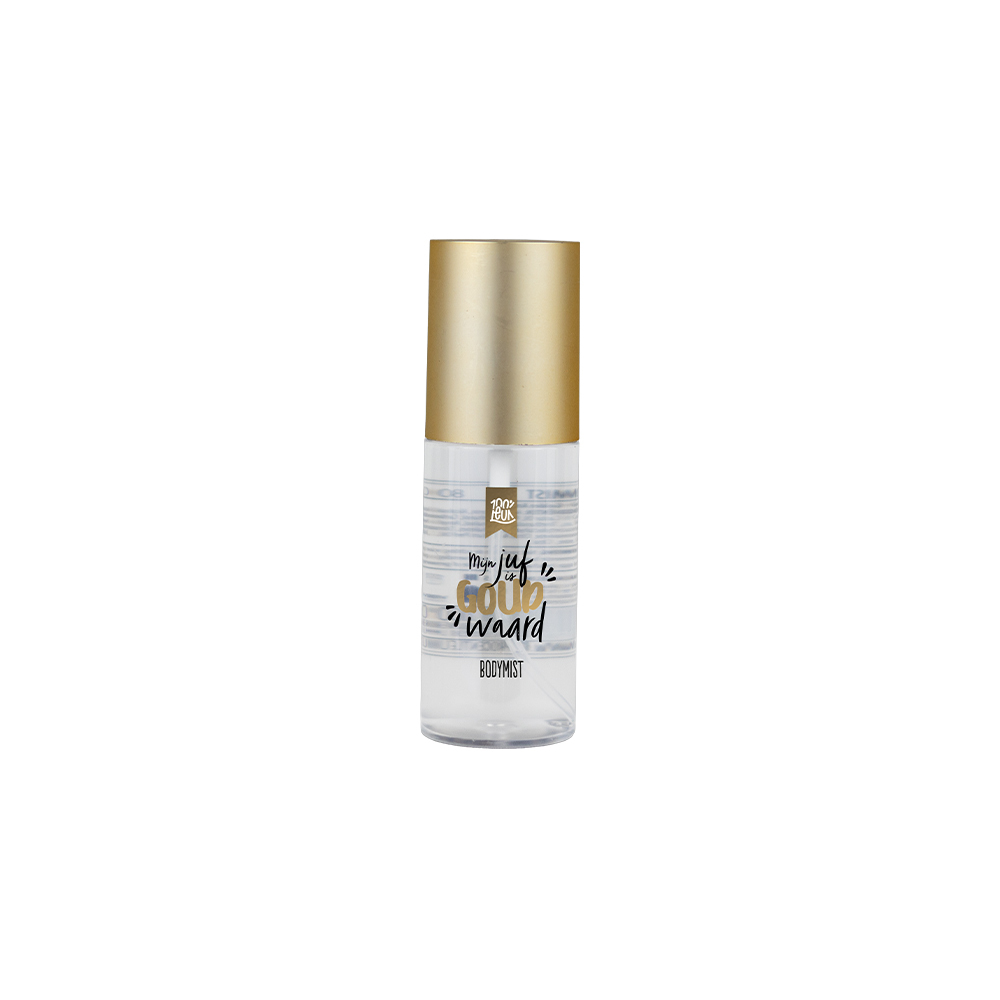 Bodymist Mijn Juf is goud waard