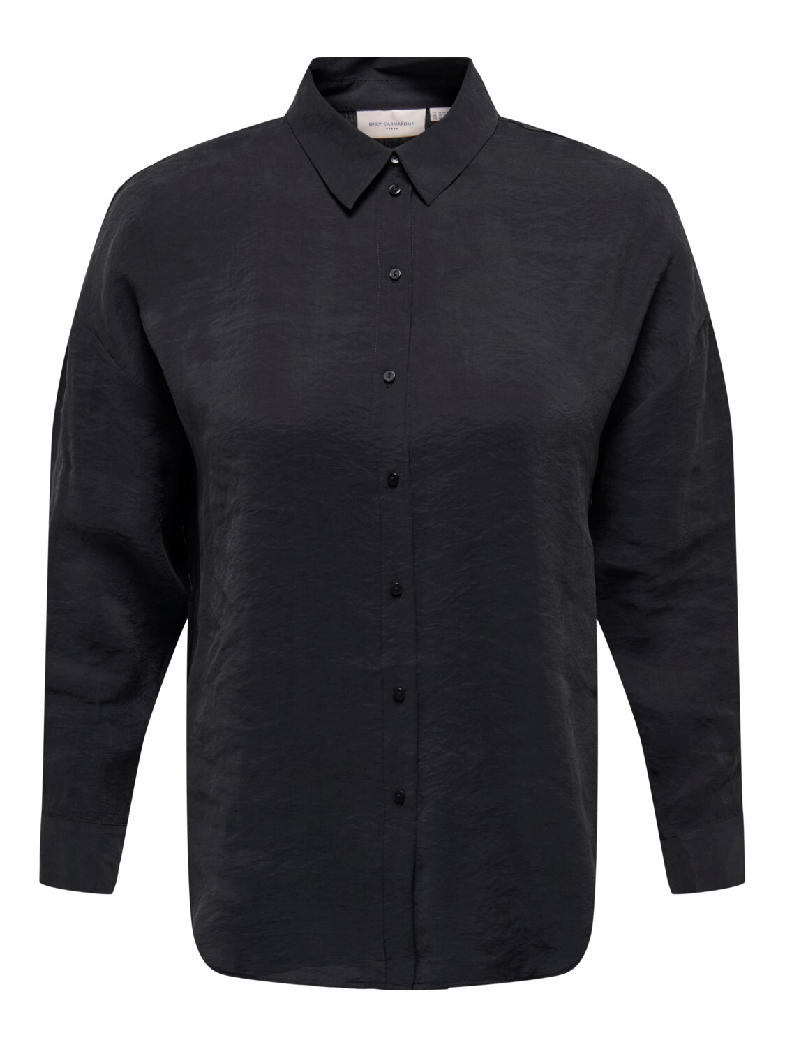 Only carma koma CARIRIS L/S MODAL SHIRT WVN - Black, M-46/48