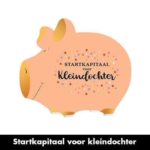 Spaarpot Startkapitaal kleindochter oranje