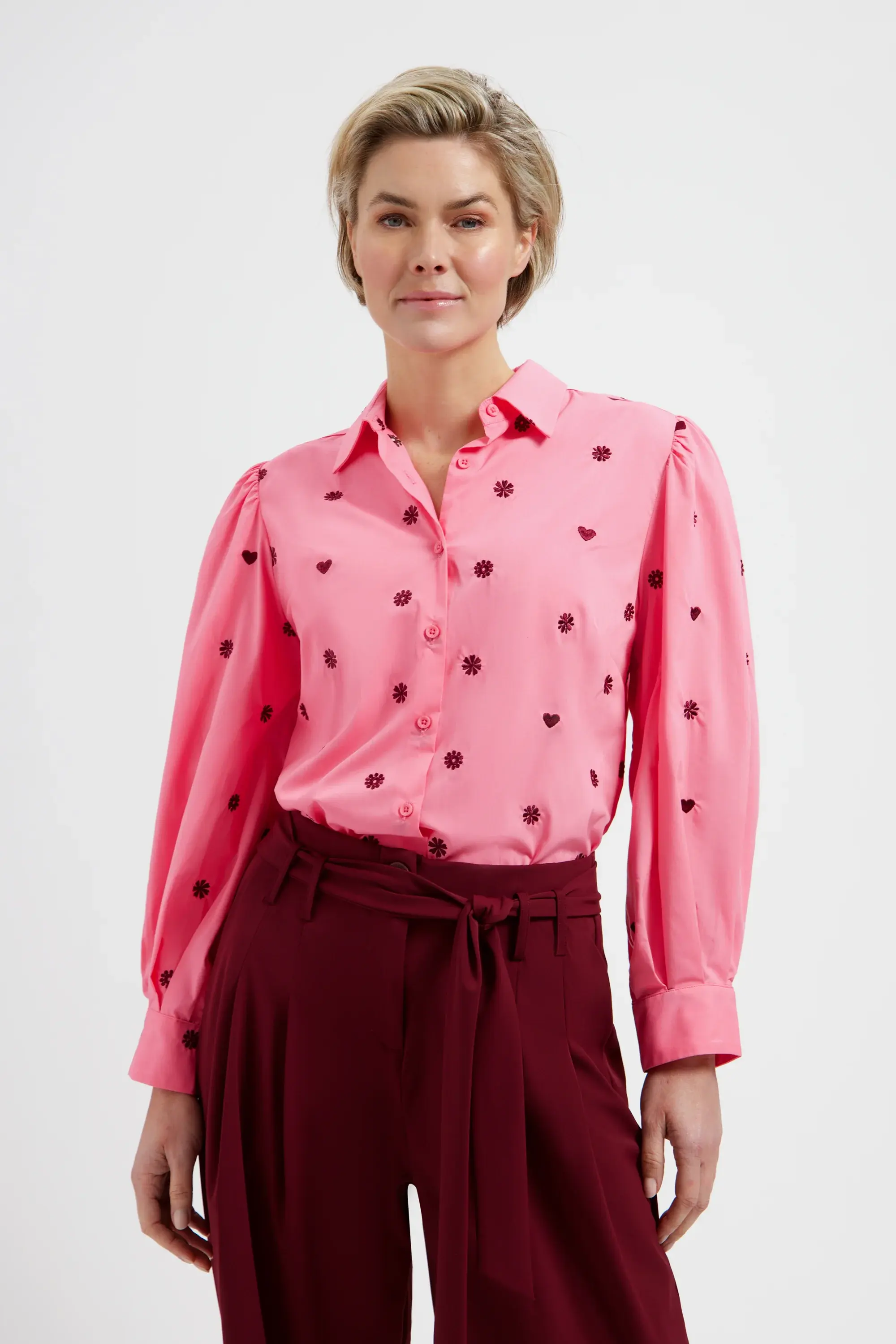 Lady day blouse Andrea s6 - Bubblegum, M