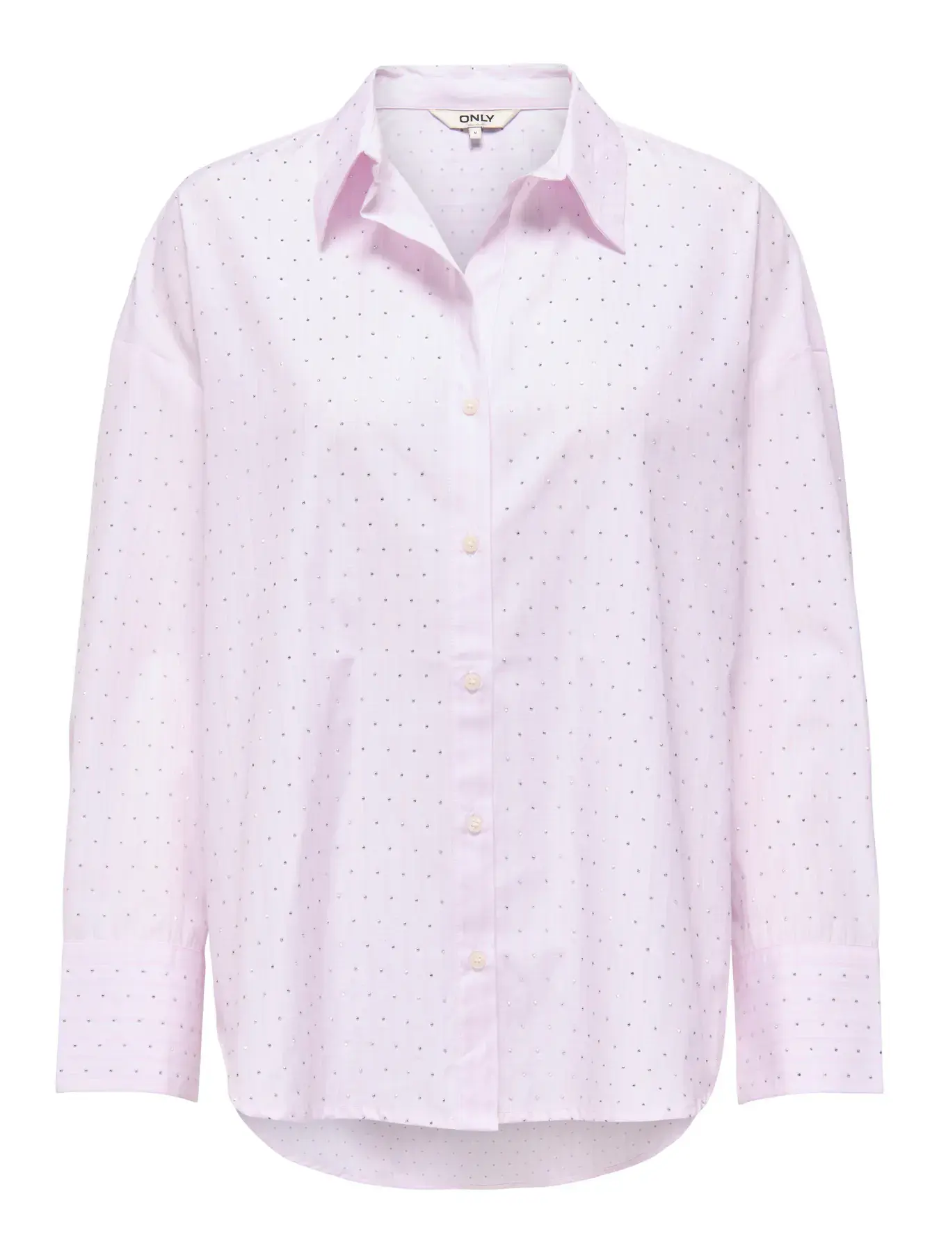 Only ck CAROREGON LS RHINESTONE SHIRT WVN - Pink, 54