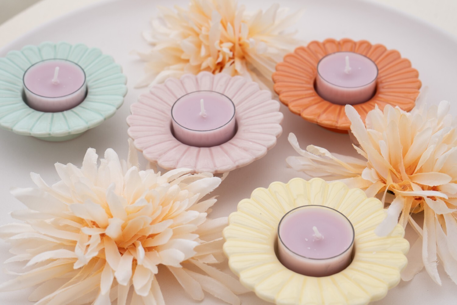 Kandelaar Flower L Ass 4