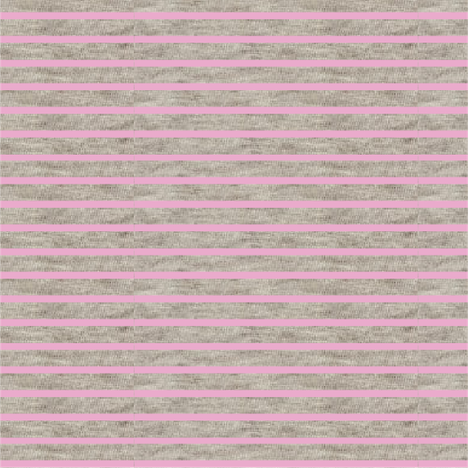 KClizzy Knit Pullover s6 - Feather mel/Pink Fine Stripe, M