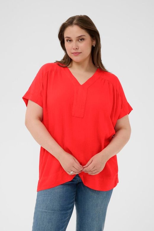 KCmille Wing SL Blouse hs6 - Poppy Red, 50