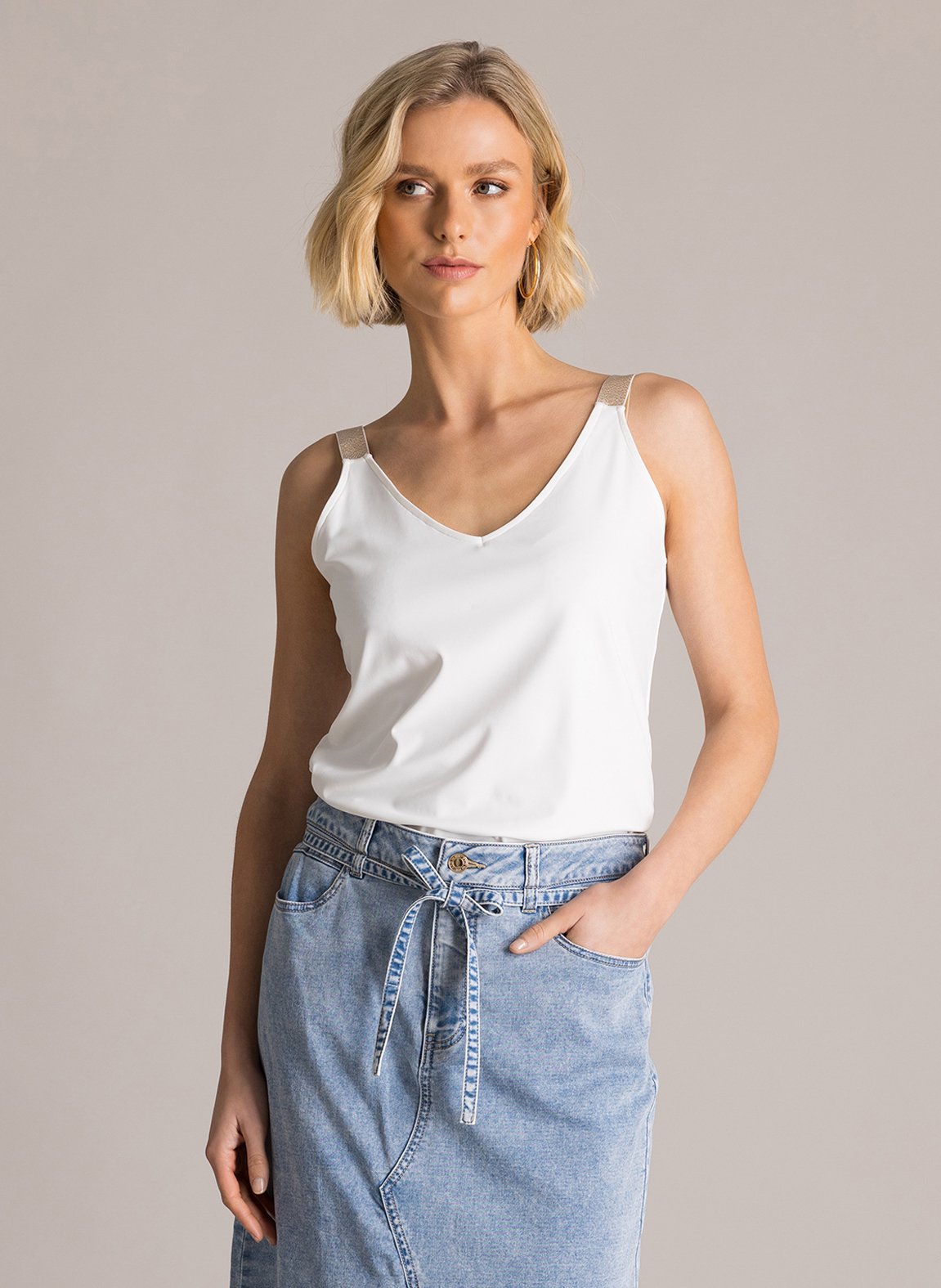 Yest Salina Essential top z6 - Off white, 36