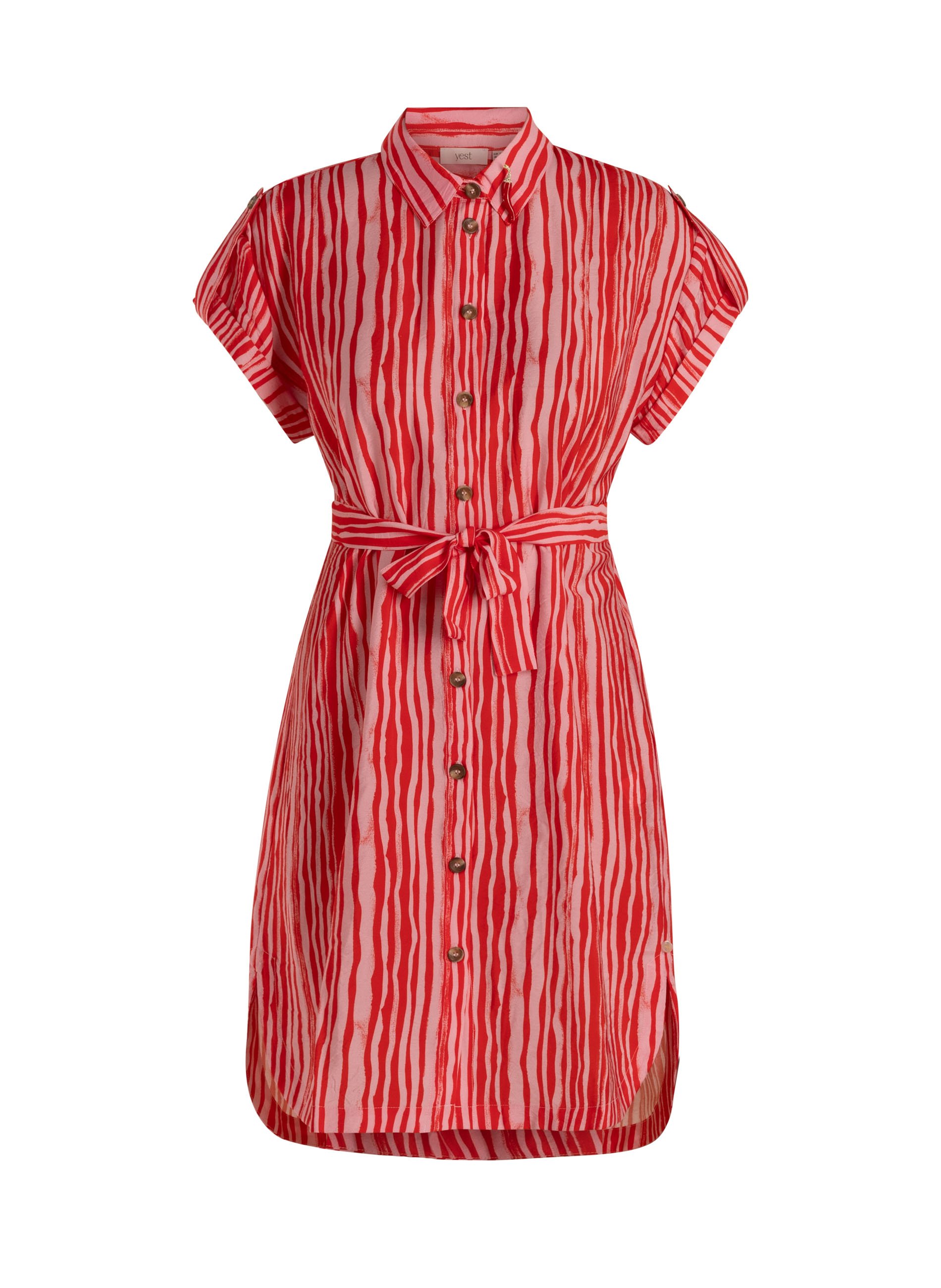 Yest Manar Essential jurk hz6 - Hot Red/Multi, 34