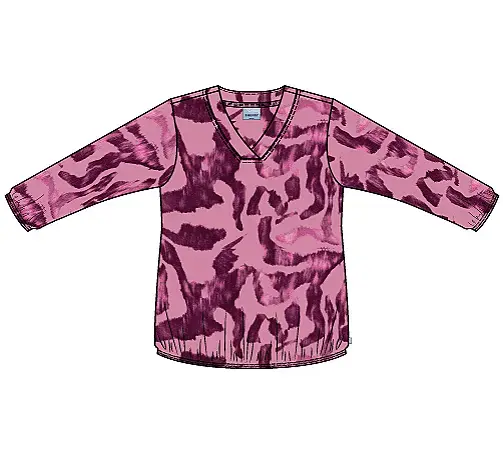 ZhZhenzi -Sylva 1261-Blouse 3/4 s6 - Pink Orchid, M