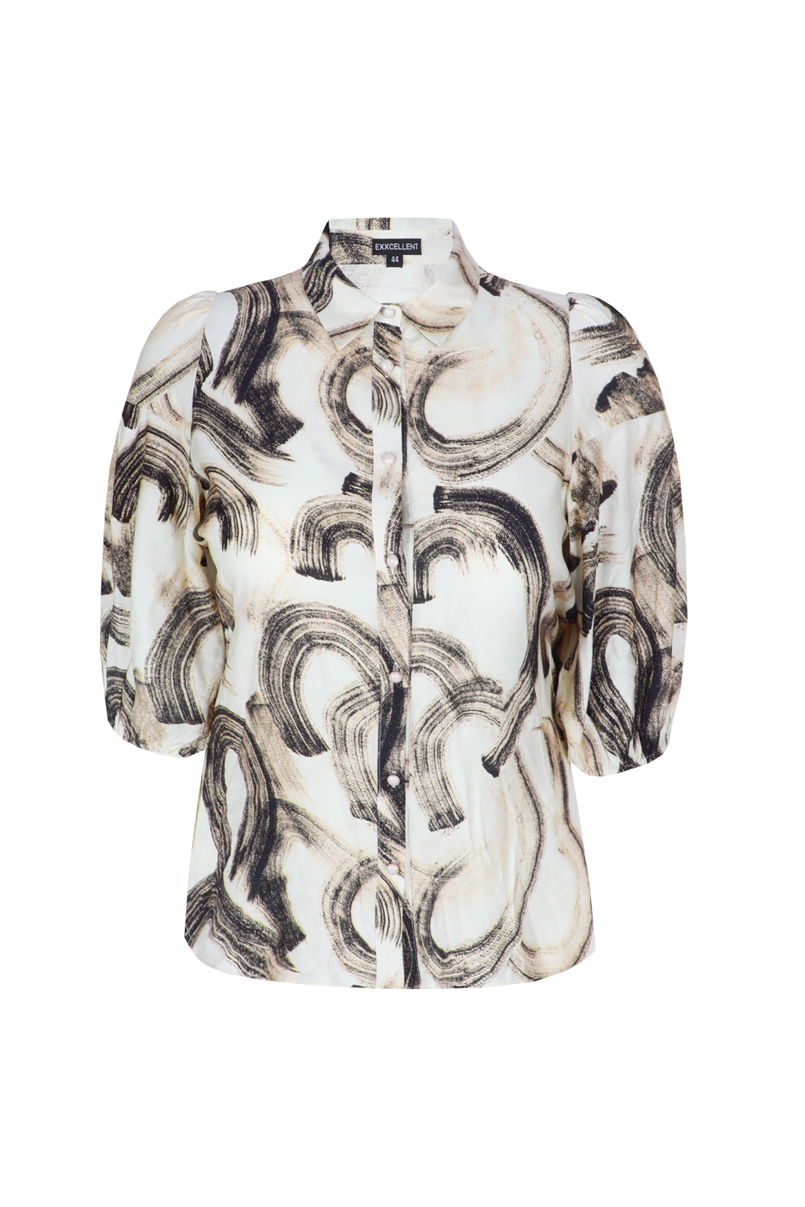 Exxcellent Carter blouse z6 - Sand/Light Camel, 46