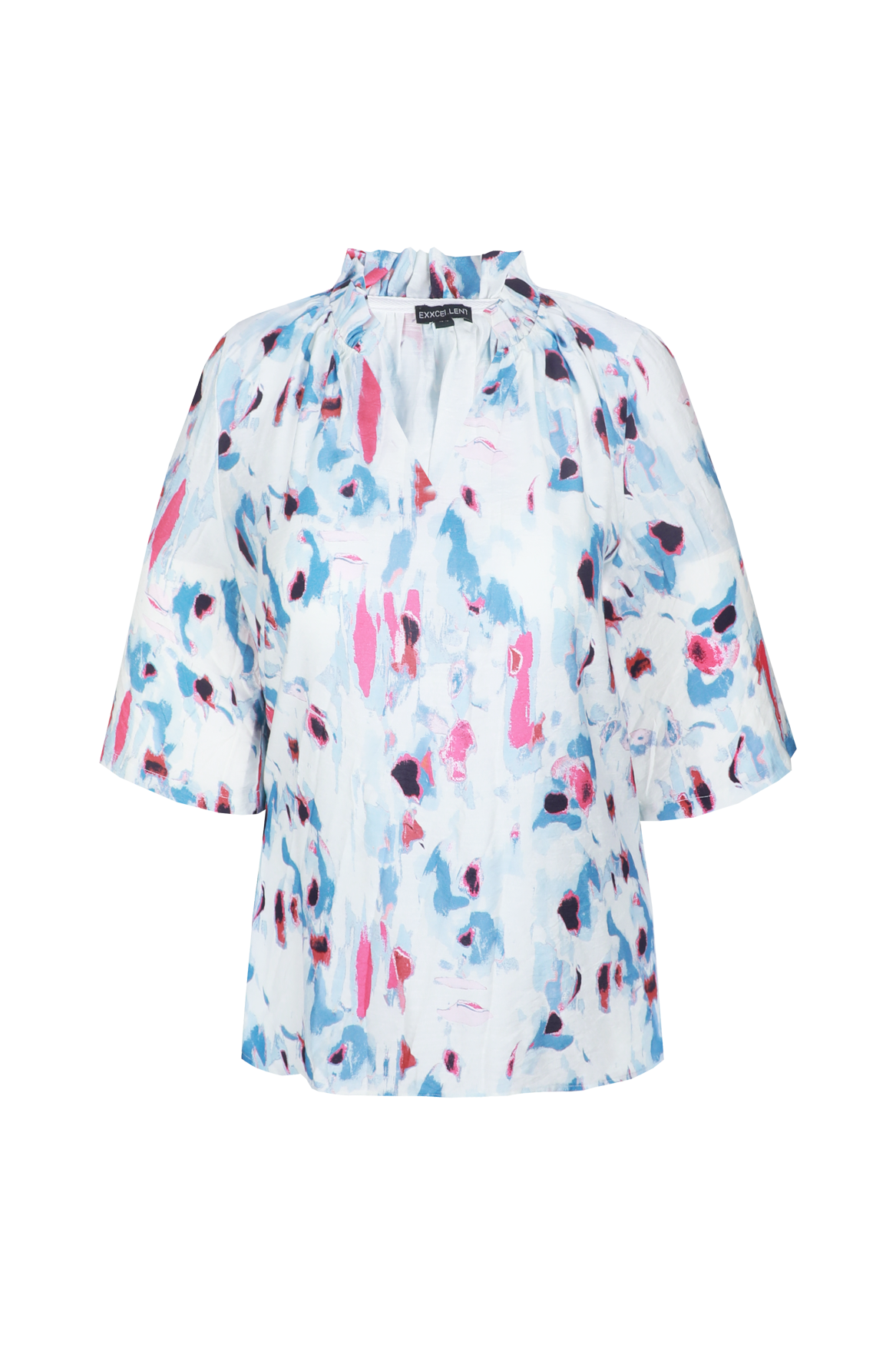 Exxcellent Berkley top z6 - Offwhite/Dusty Blue, 48