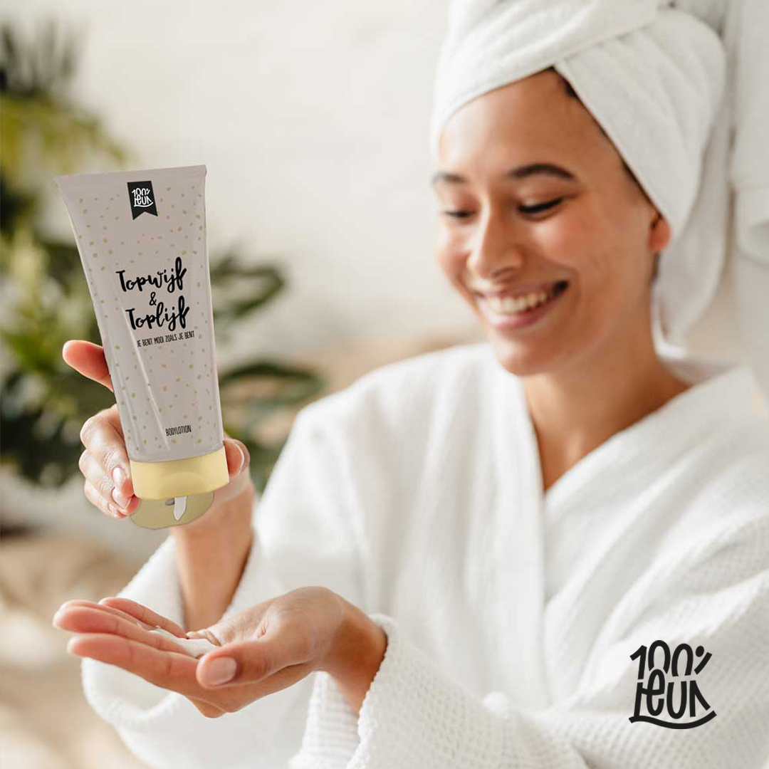 100% leuk Bodylotion - Topwijf en toplijf