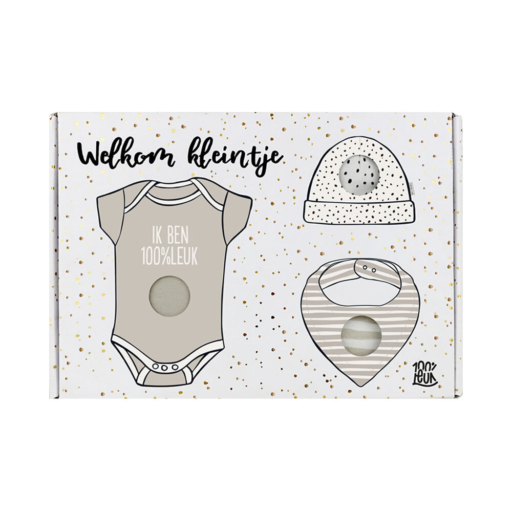 100% leuk Brievenbuspakket - Welkom kleintje