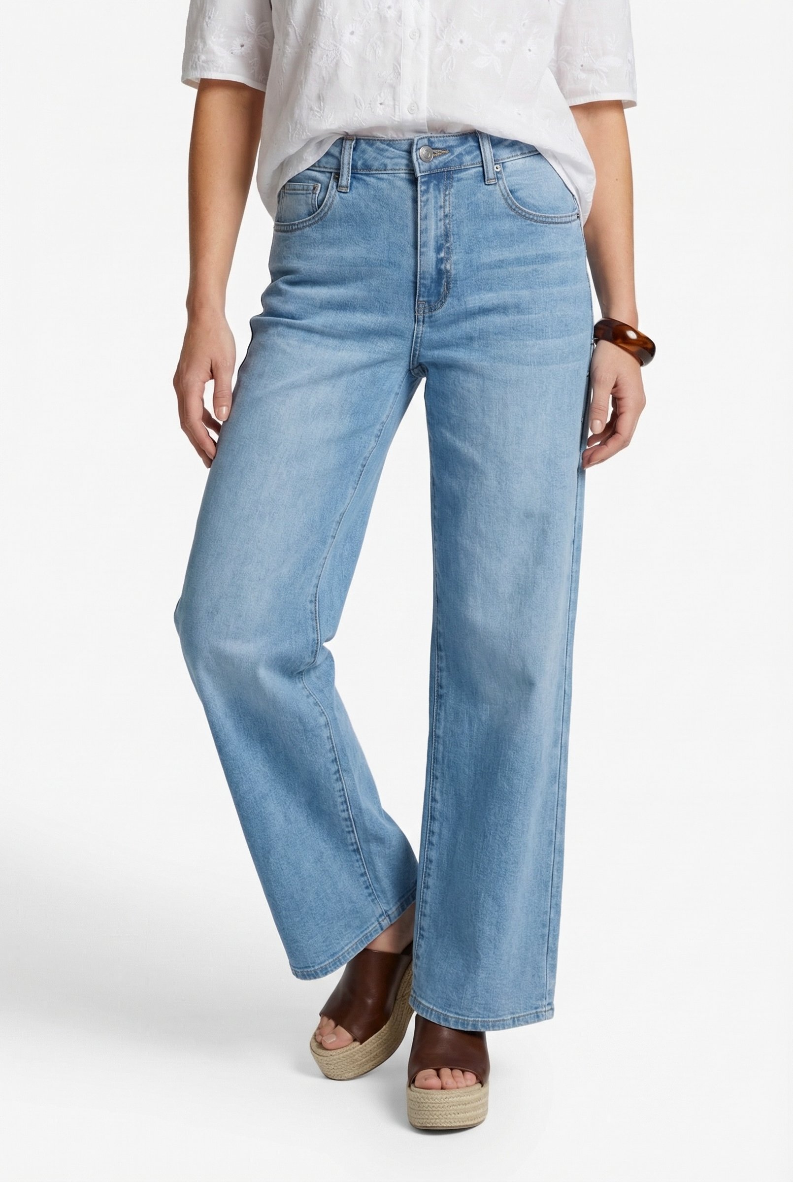 C&S Pilina Pants hz6 - Denim Light Blue, S