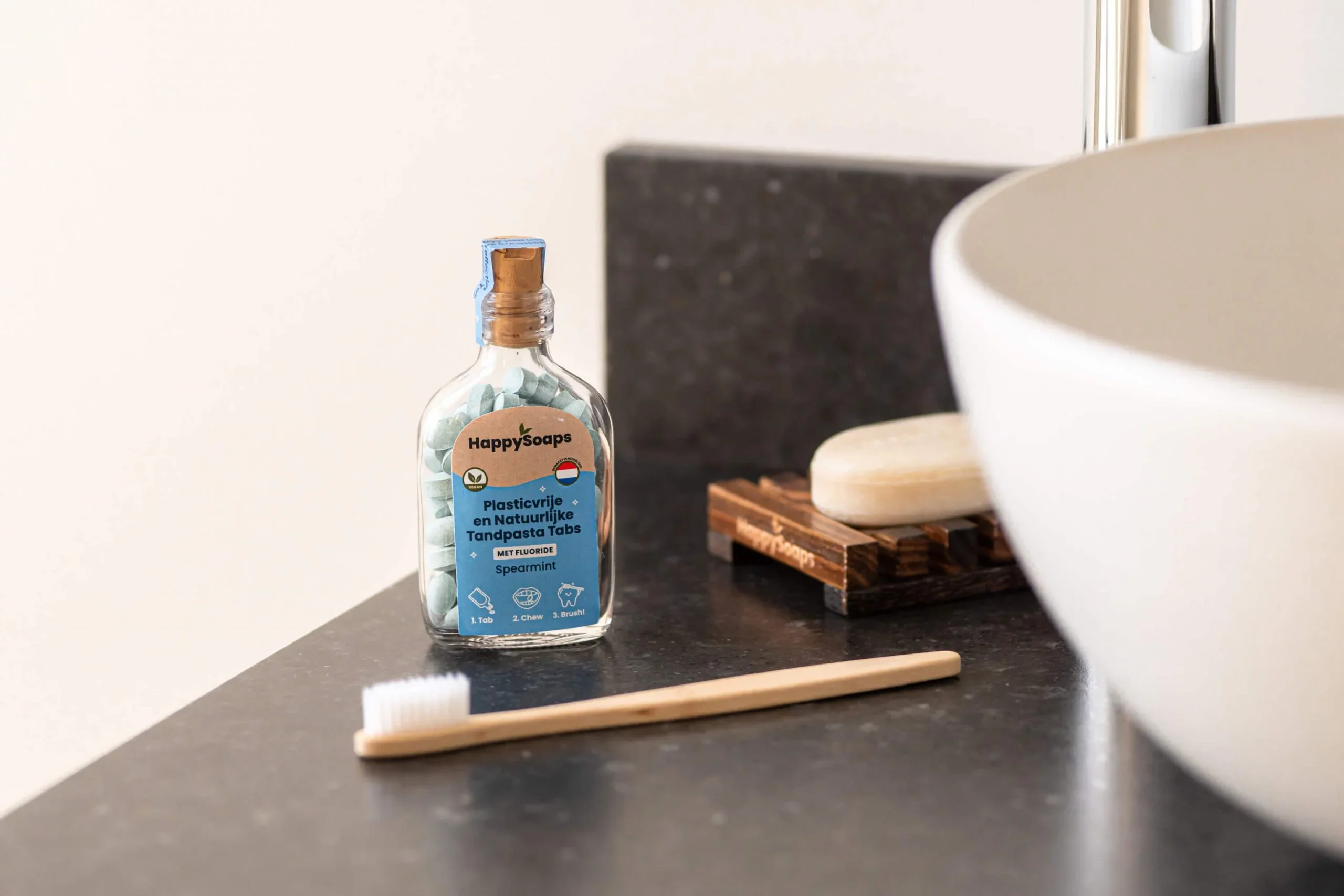 Tandpasta Tabs - Met Fluoride - Spearmint