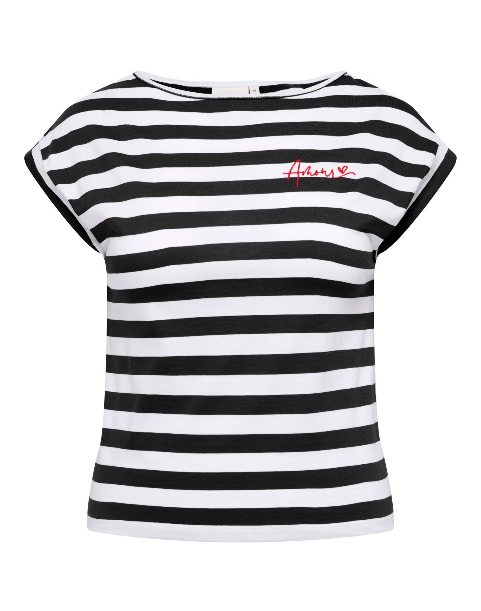 CARDANI LIFE S/S CAPSLEEVE BOATNECK TOP s6 - Black CLOUD DANCER, xl=54