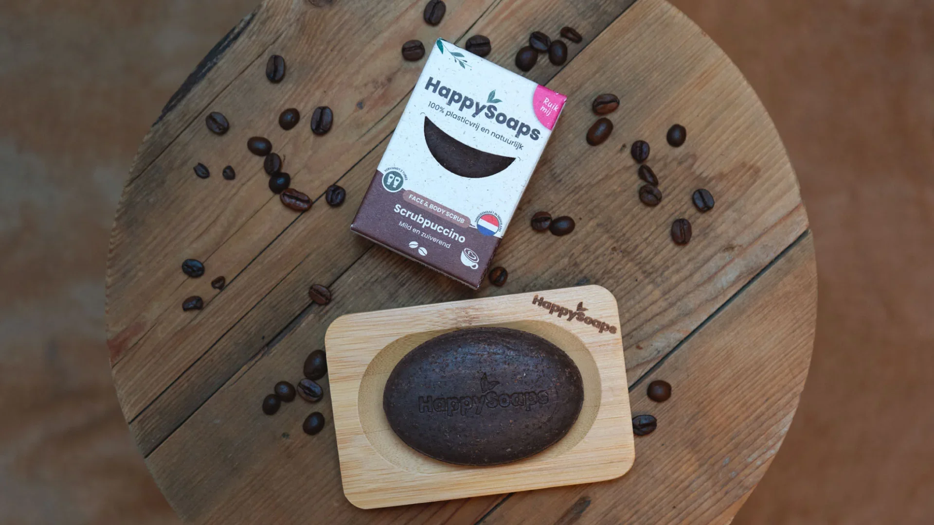 Face & Body Scrub Bar - Scrubpuccino - Mild en Zuiverend