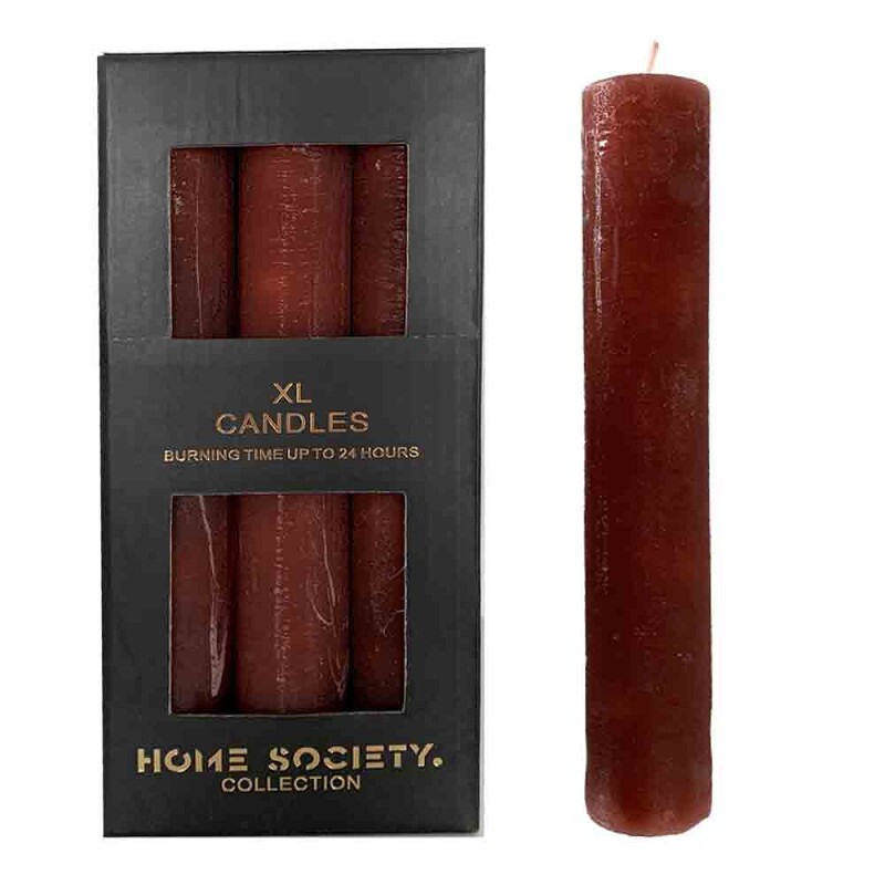 Home society Dinner Candle XL RD (27)