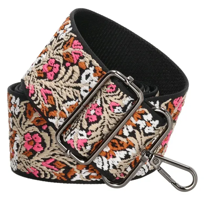 Schouderband Roze/zand