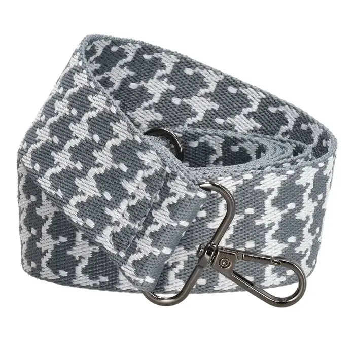 Schouderband Grijs/wit