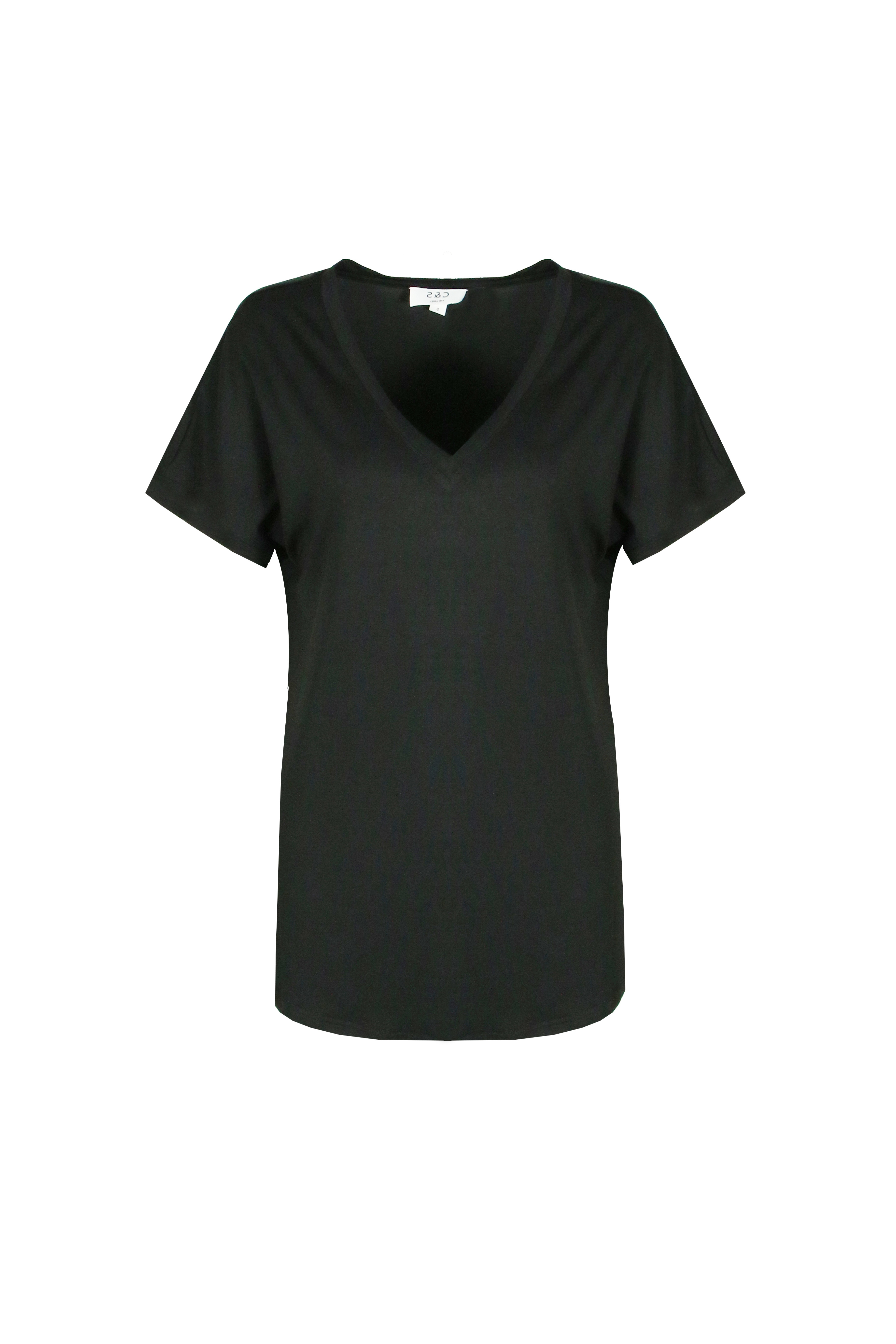 sale C&S Iske T-shirt zwart - zwart, XXL