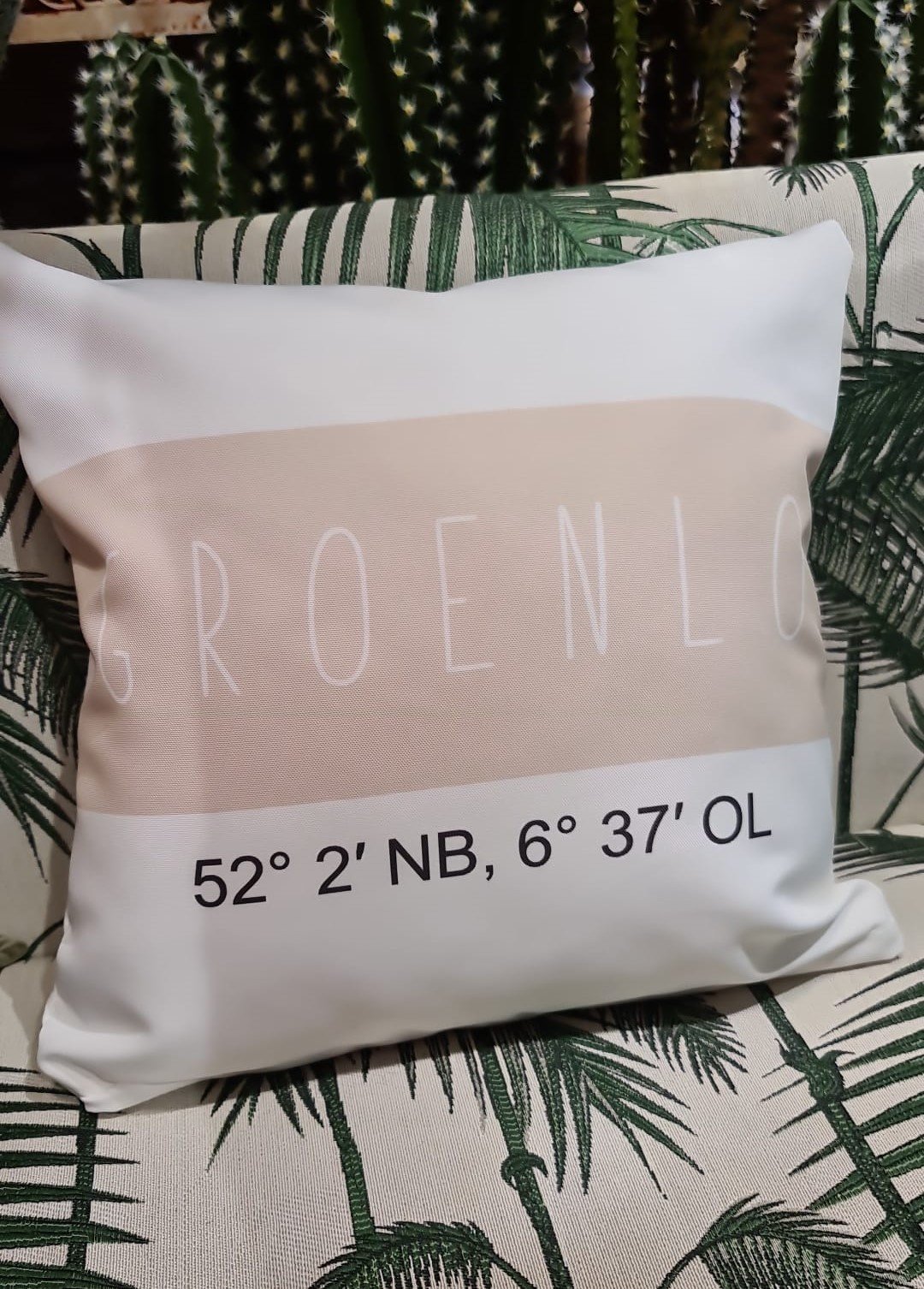 Buitenkussen (cremé) Groenlo