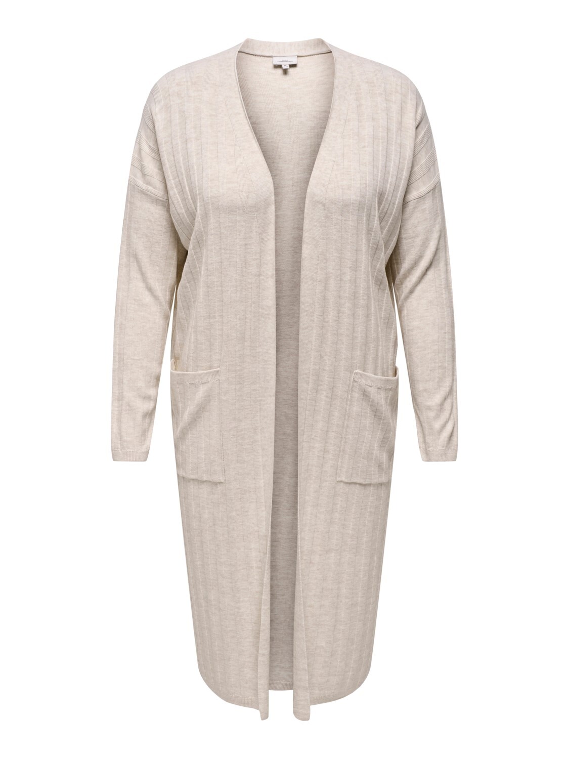 sale only ck  CARNEW TESSA LS LONG CARDIGAN KNT f3 - Pumice Stone Melange, M-46/48