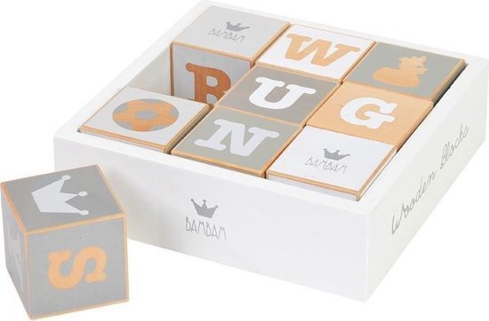 BamBam Wooden ABC blocks