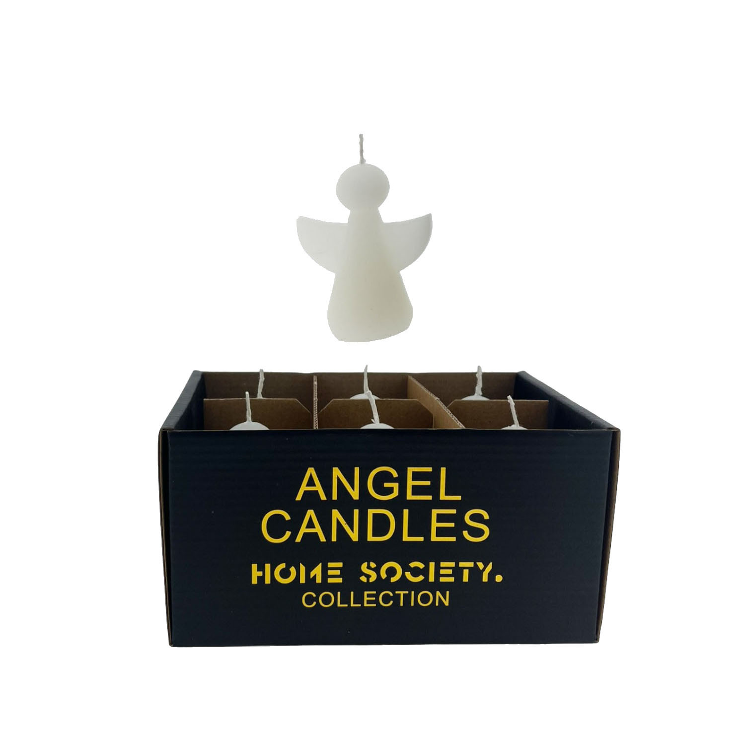 Home society Deco Kaars Engel S box a 6 st.