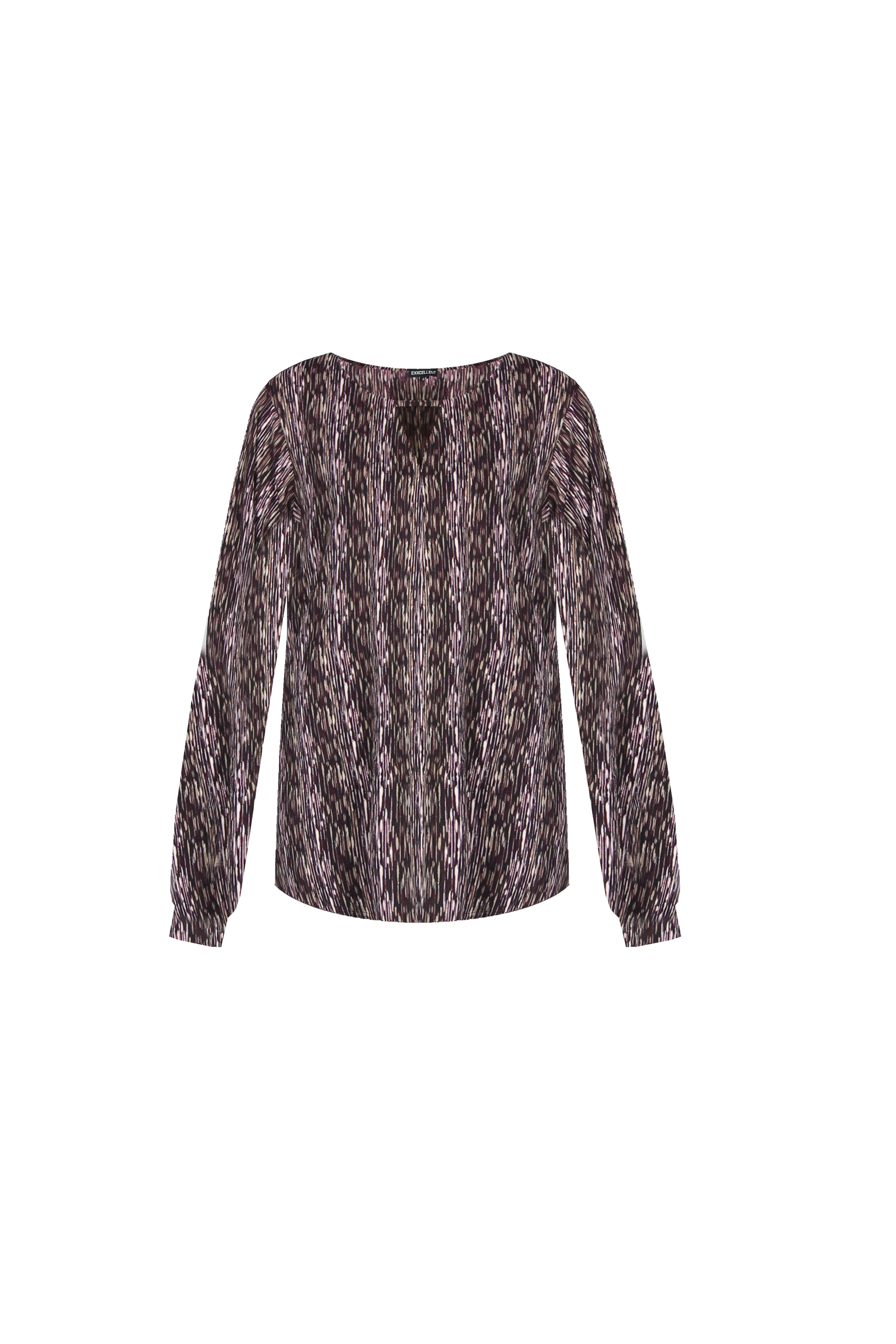 Exxcellent Fenna Top - Wijnrood/Zwart, 50