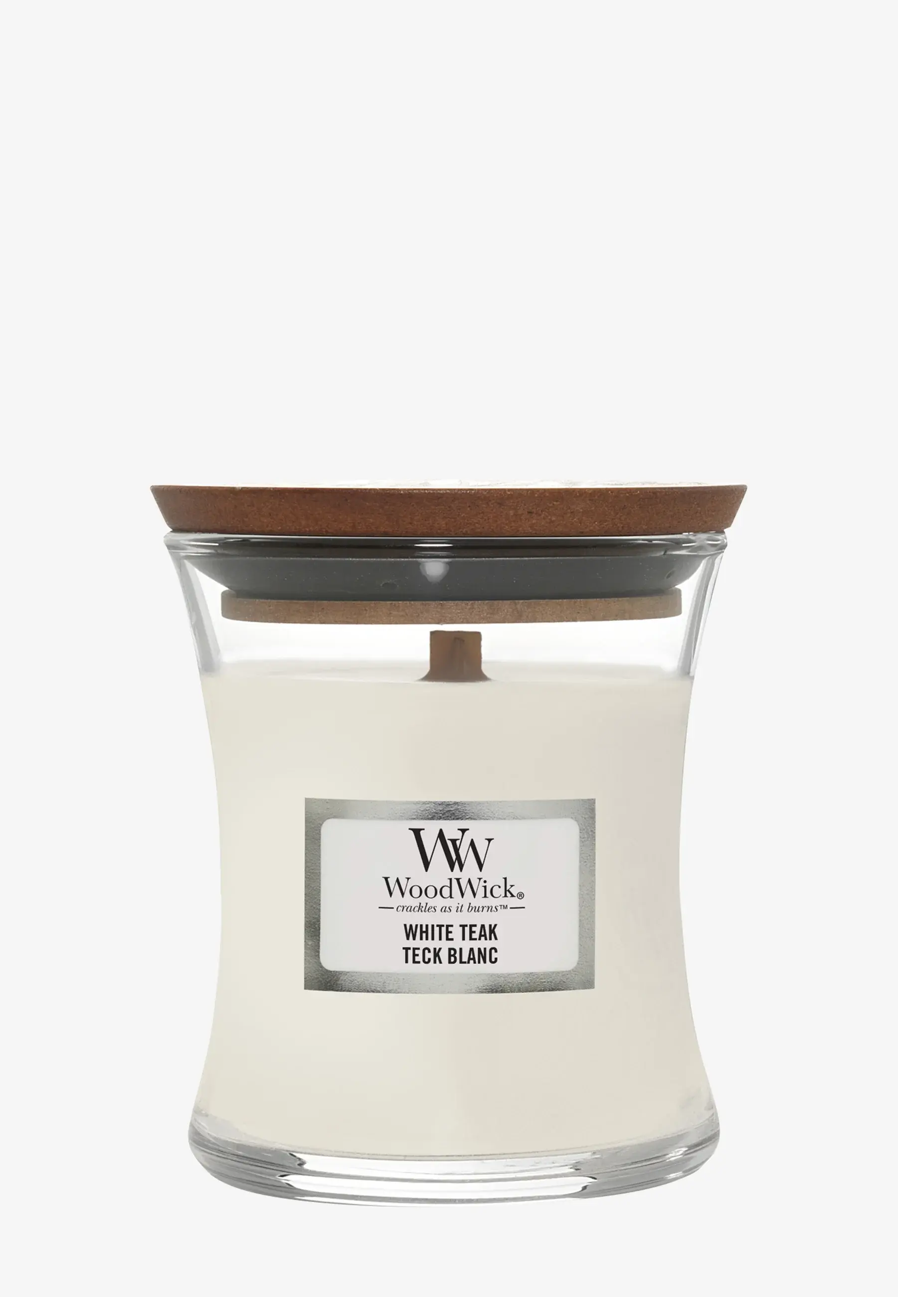 ww White Teak Medium Candle