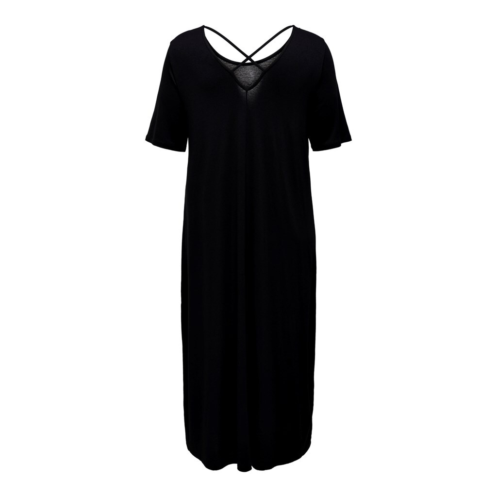 only ck CARBANDANA S/S CALF DRESS - Black, S-42/44