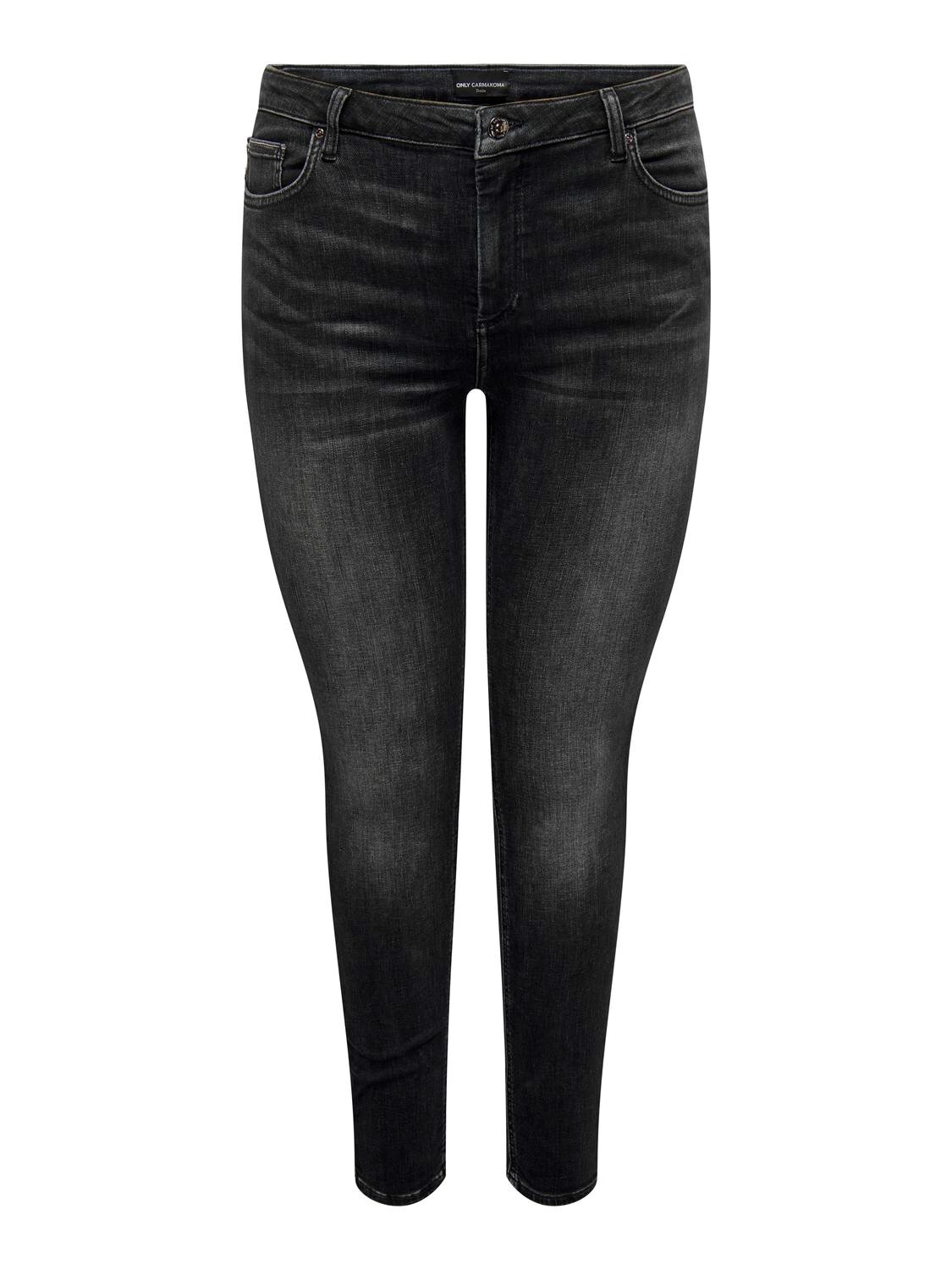 only ck w4 CARWILLY REG SKINNY DNM CRO224 - Washed Black, 54