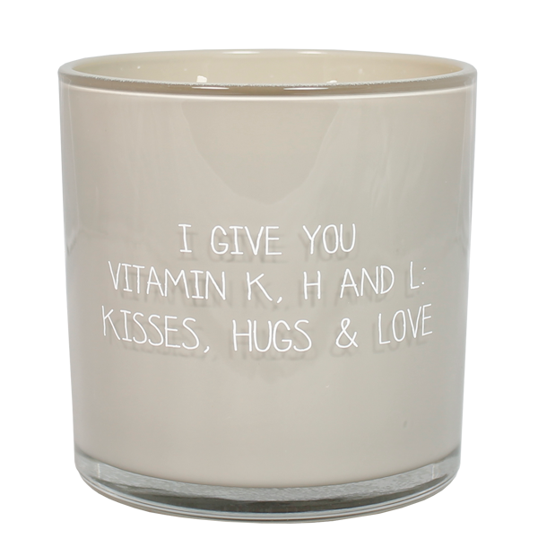 My flame Soja kaars- I give you vitamin K,H en L