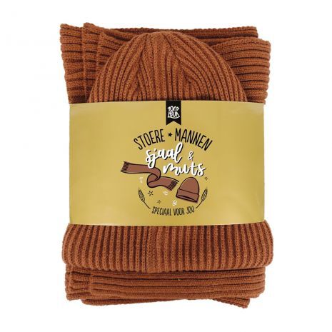 100% leuk Stoere Mannen Muts en sjaal