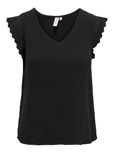 Only ckz4 CARTHYRA SL MIX TOP WVN - Black, 42