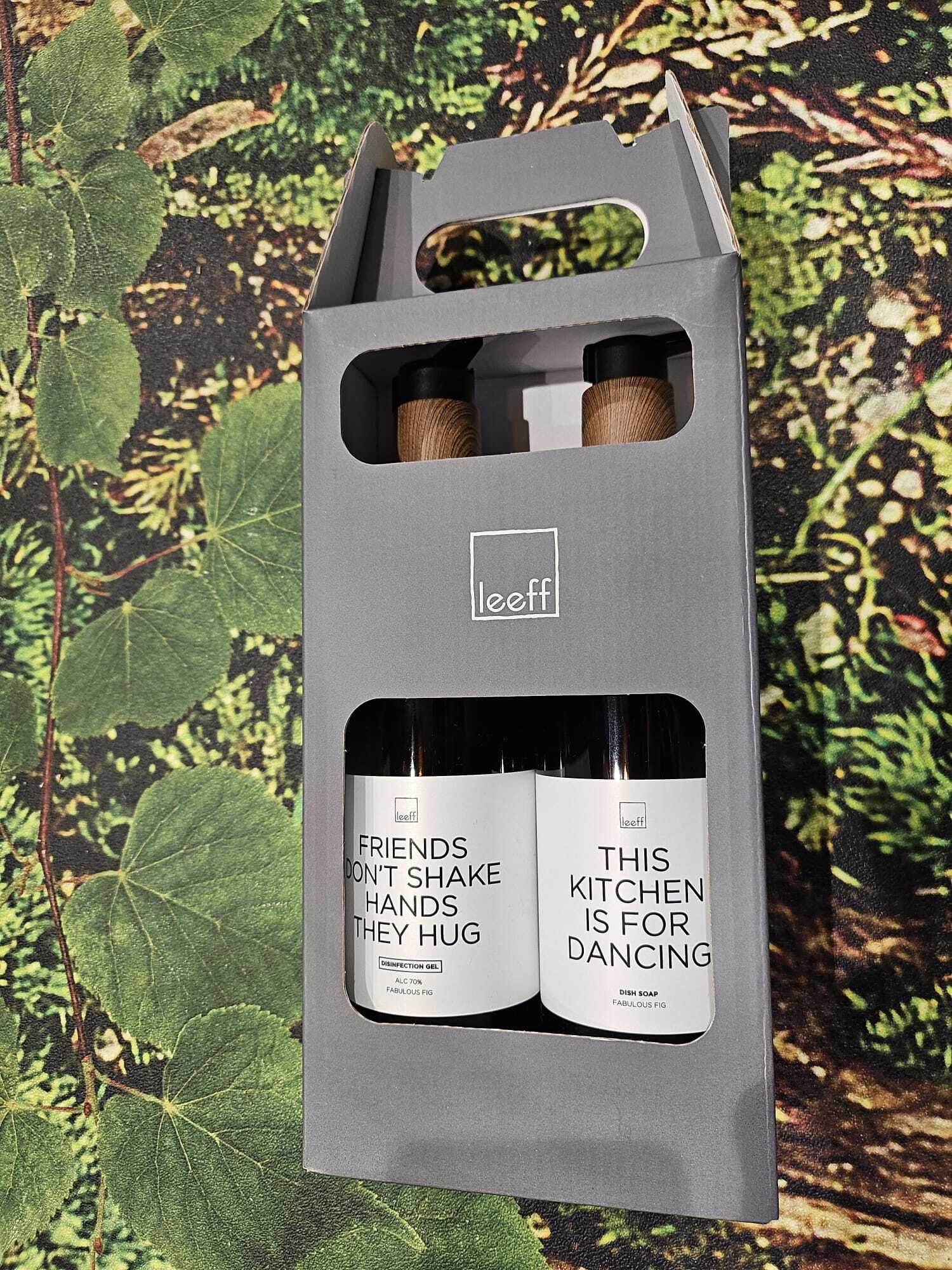 Leeff giftbox Friends don't shake hands