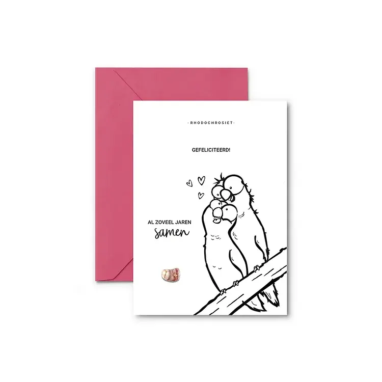 EEN KAARTJE  AL ZOVEEL JAREN SAMEN