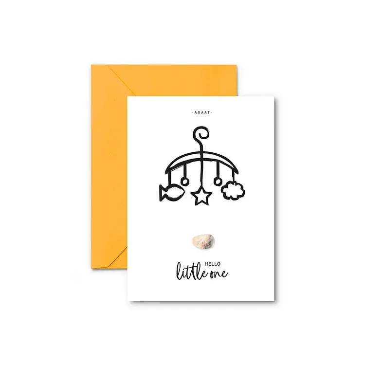 EEN KAARTJE HELLO LITTLE ONE