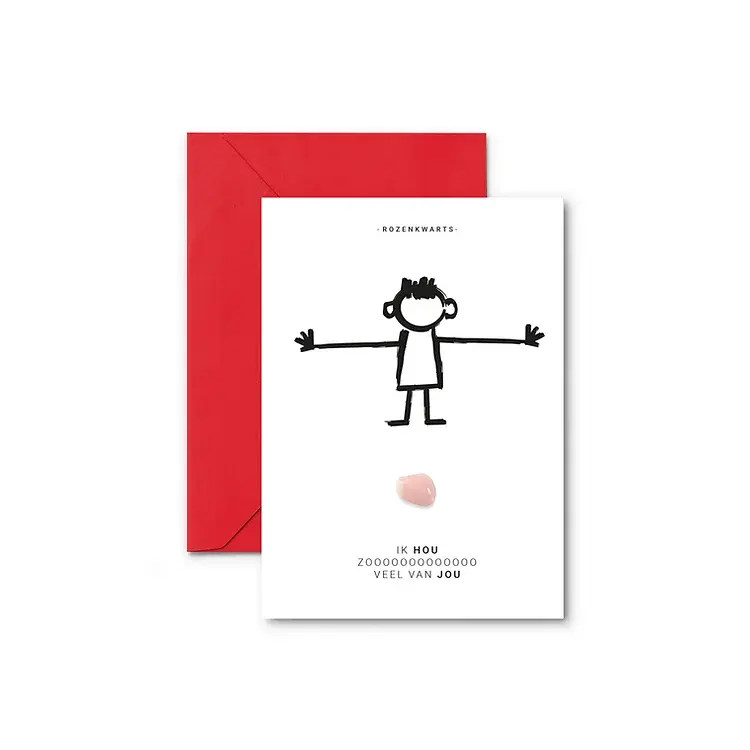 EEN KAARTJE IK HOU ZOOOO VEEL VAN JOU