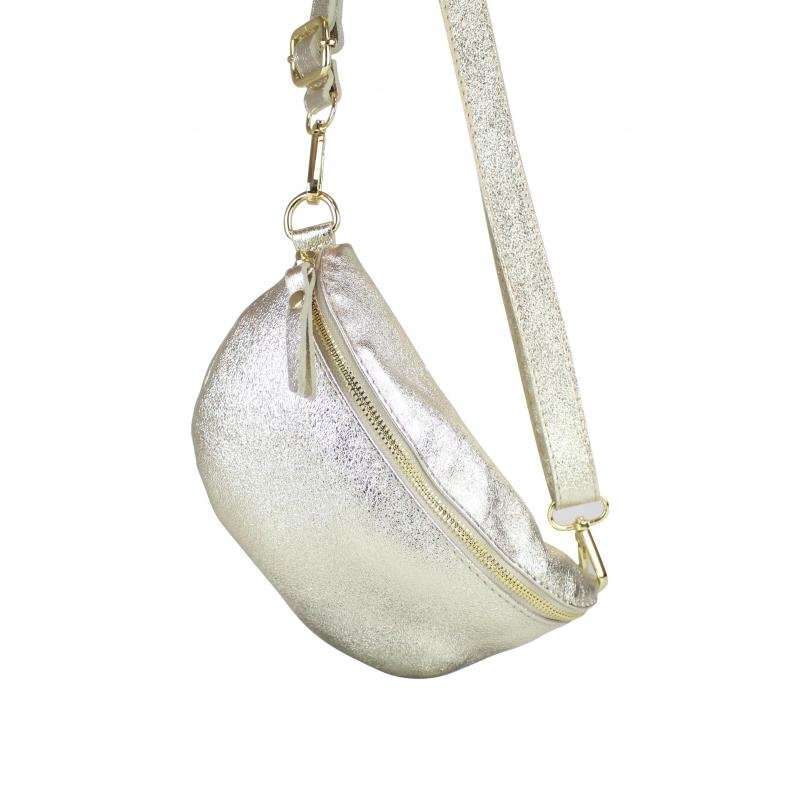 BS Tas Funny you metallic goud